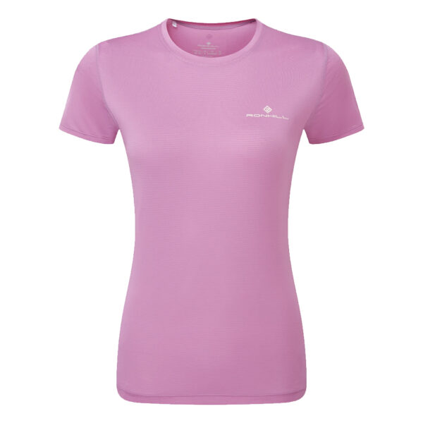 Ronhill Tech Short Sleeve Women's Running Tee - Fuchsia/Honeydew