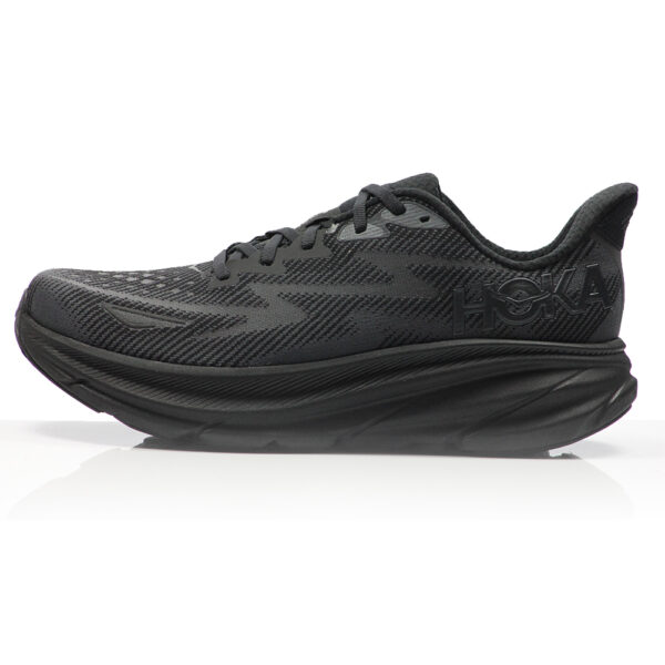 Hoka One One Clifton 9 Men's Running Shoe black side