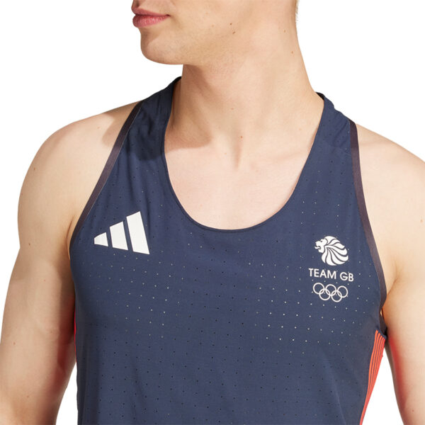 adidas Adizero Team GB Men's Running Singlet logo