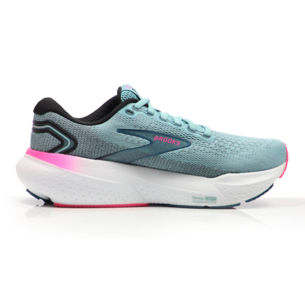 Brooks Glycerin 21 Women's Running Shoe - Moroccan Blue/Aqua/Pink - Image 2