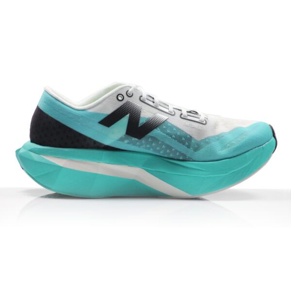 New Balance FuelCell SuperComp Elite v4 Men's Running Shoe - Cyber Jade/White - Image 2