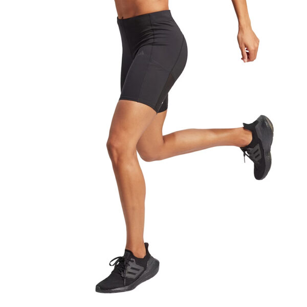 Adidas Fast Impact Women's Short Running Tight - Black/Black - Image 2