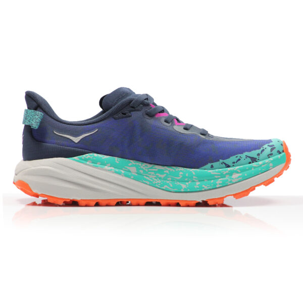 Hoka One One Speedgoat 6 Women's Trail Shoe - Varsity Navy/Meteor - Image 2