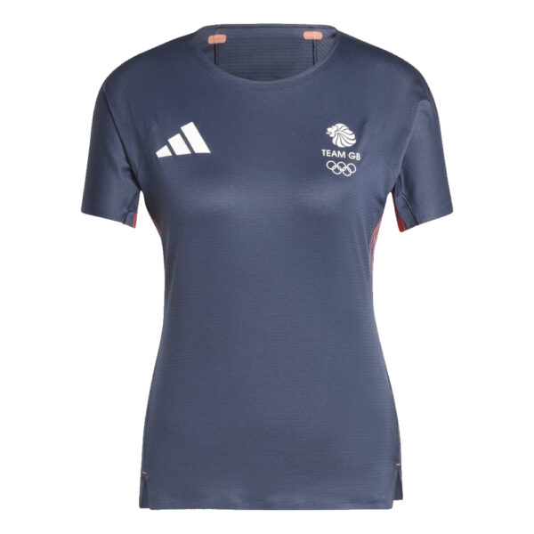 adidas Adizero Team GB Short Sleeve Women's Running Tee front