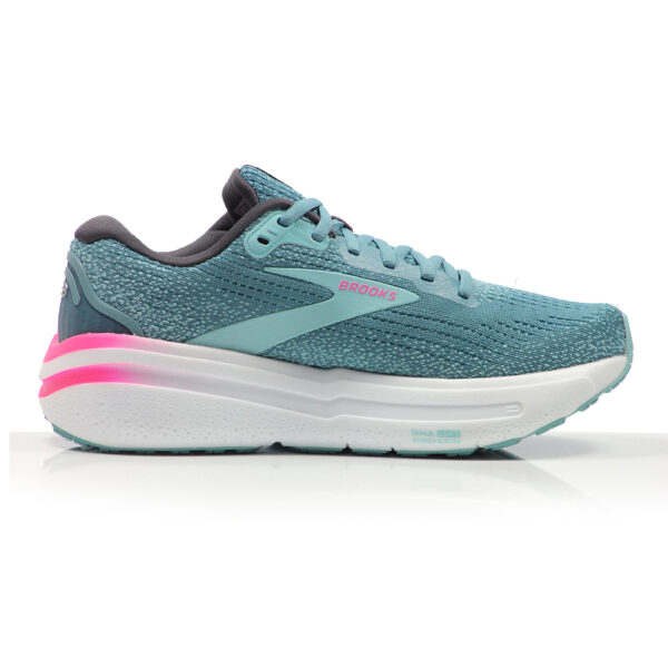 Brooks Ghost Max 2 Women's Running Shoe - Storm Blue/Knockout Pink/Aqua - Image 2