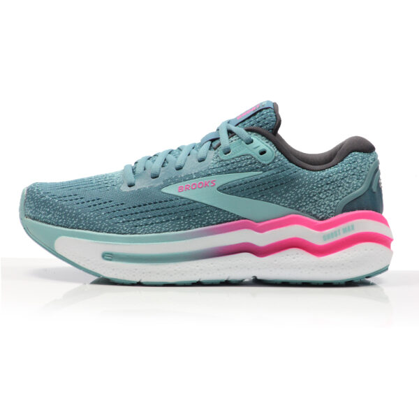 Brooks Ghost Max 2 Women's Running Shoe - Storm Blue/Knockout Pink/Aqua