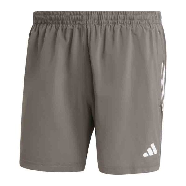 Adidas Own The Run 3 Stripes 5 Inch Men's Running Short - Charcoal - Image 4