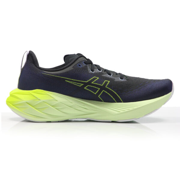 Asics Novablast 4 Men's Running Shoe - Black/Blue Expanse - Image 2
