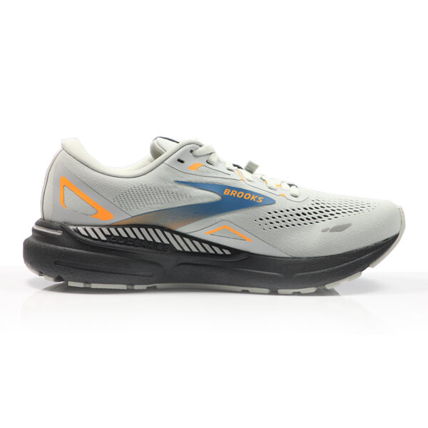 Brooks Adrenaline GTS 23 GTX Men's Running Shoe - Oyster Mushroom/Orange/Blue - Image 2