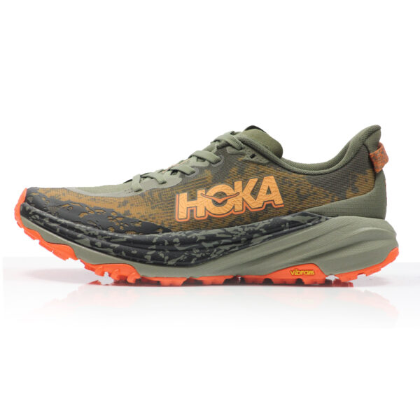 Hoka One One Speedgoat 6 Men's Trail Shoe - Antique Olive/Squash