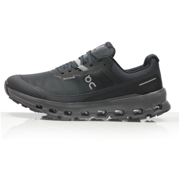 On Cloudvista 2 Waterproof Men's Trail Shoe black side