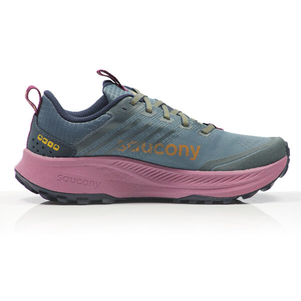 Saucony Ride TR2 GTX Women's Trail Shoe - Mirage/Plum - Image 2