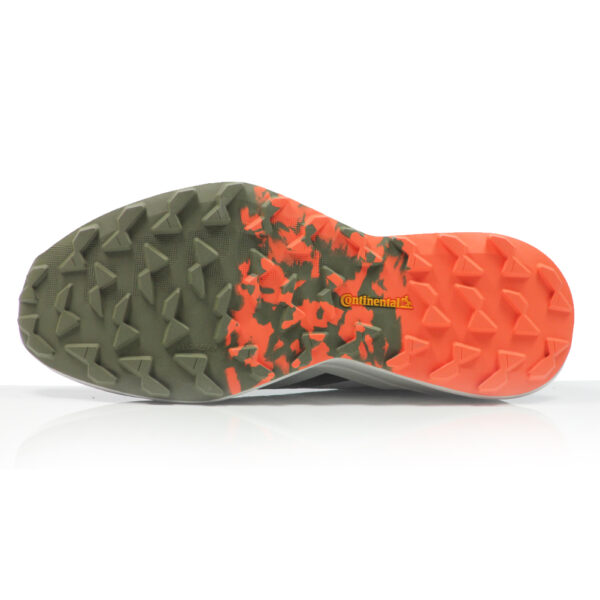 adidas Terrex Agravic 3 Men's Trail Shoe - Olive Strata/Grey One/Semi Impact Orange - Image 3