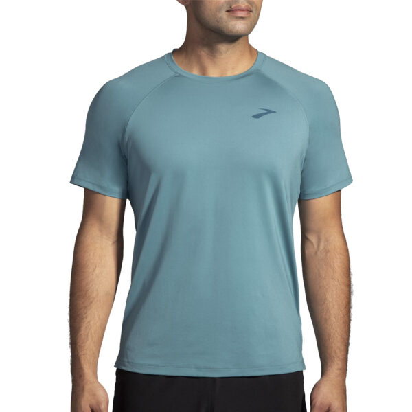 Brooks Atmosphere 2.0 Short Sleeve Men's Running Tee blue front