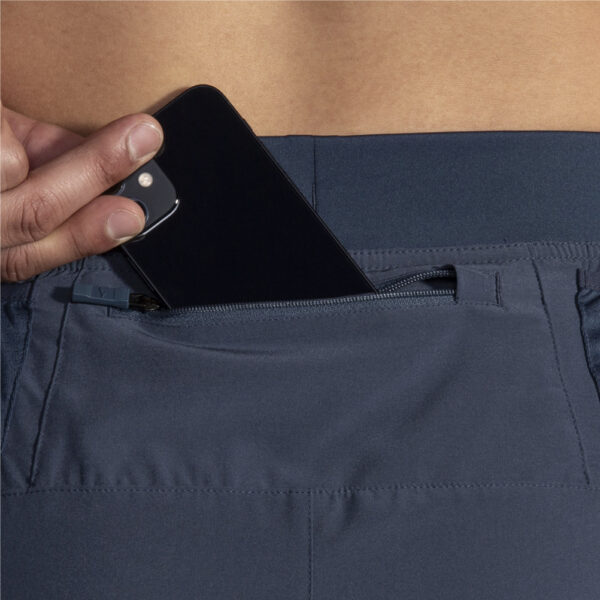 Brooks Sherpa 5inch 2in1 Men's Running Short - Blue Slate - Image 4