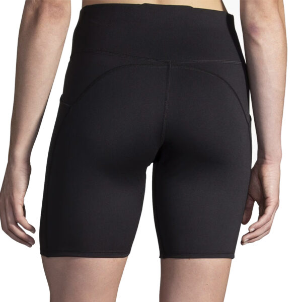 Brooks Spark 8inch Women's Running Short Tight - Black - Image 2