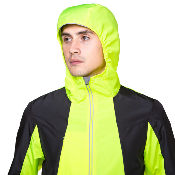 Ronhill Tech Reflect Men's Running Jacket - Fluo Yellow/Black/Reflect - Image 6