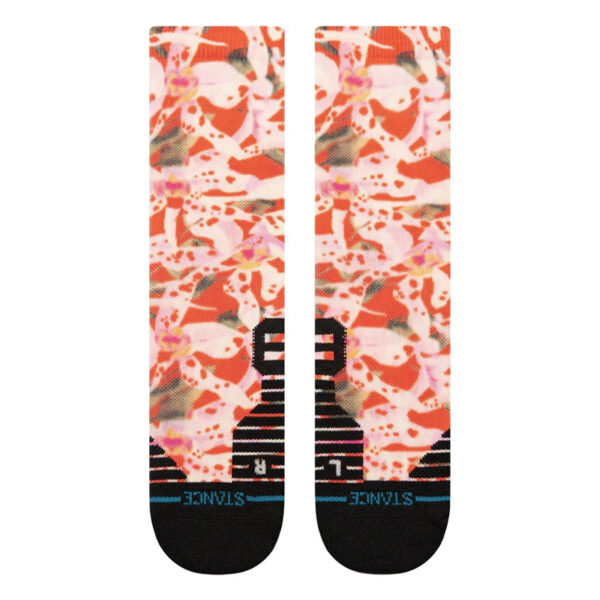 Stance Encyclia Unisex Crew Running Sock - Red - Image 2