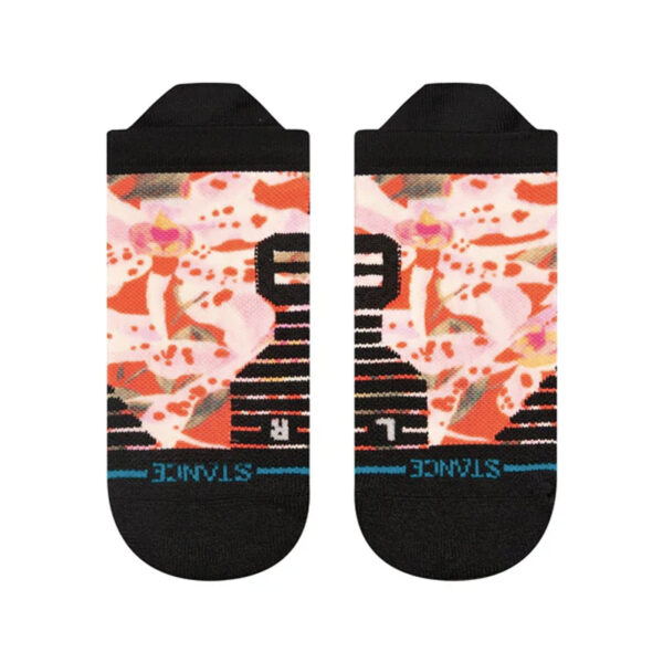 Stance Encyclia Tab Unisex Running Sock - Red/Black - Image 2