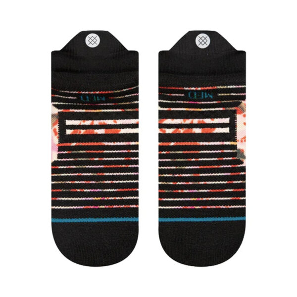 Stance Encyclia Tab Unisex Running Sock - Red/Black - Image 3