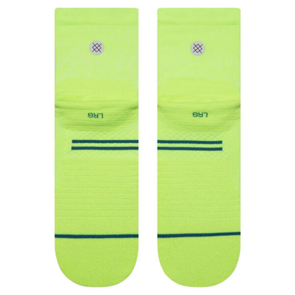 Stance Run Light Unisex Quarter Running Sock - Volt - Image 3