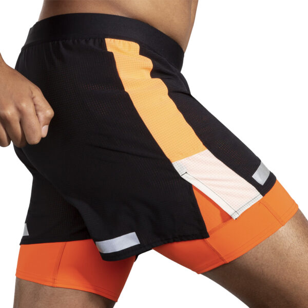Brooks Run Visible 2.0 5inch 2in1 Men's Running Short side