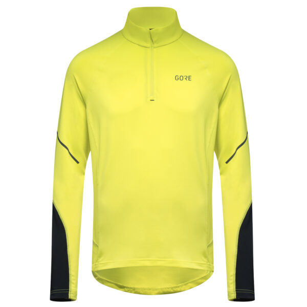 GoreWear Mid Long Sleeve Half Zip Men's Running Top front