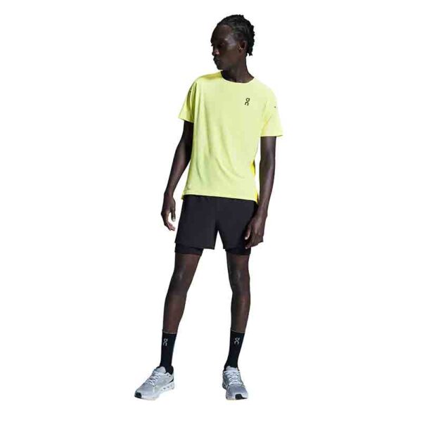 On Running Performance 5inch 2in1 Men's Running Short - Black - Image 4