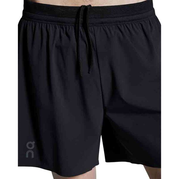 On Running Performance 5inch Men's Running Short - Black - Image 3