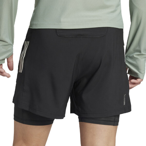 Adidas Own The Run 2in1 Men's Running Short black back