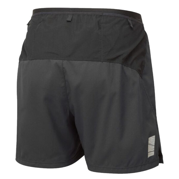 Ronhill Tech All-Terrain 5inch Men's Running Short - All Black - Image 2