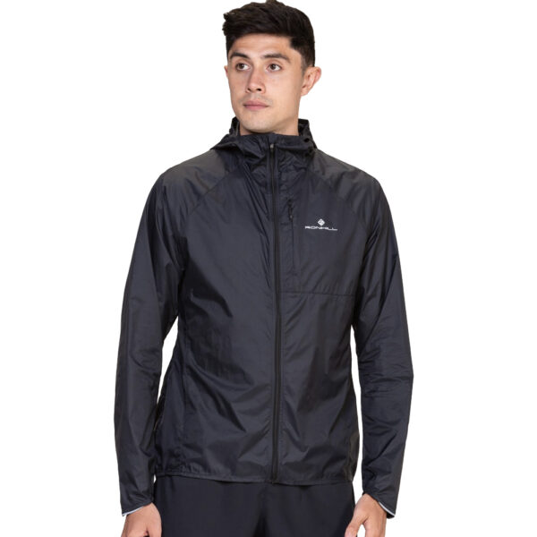 Ronhill Tech All-Terrain Men's Running Jacket - All Black - Image 3