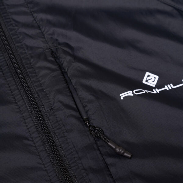 Ronhill Tech All-Terrain Men's Running Jacket - All Black - Image 5