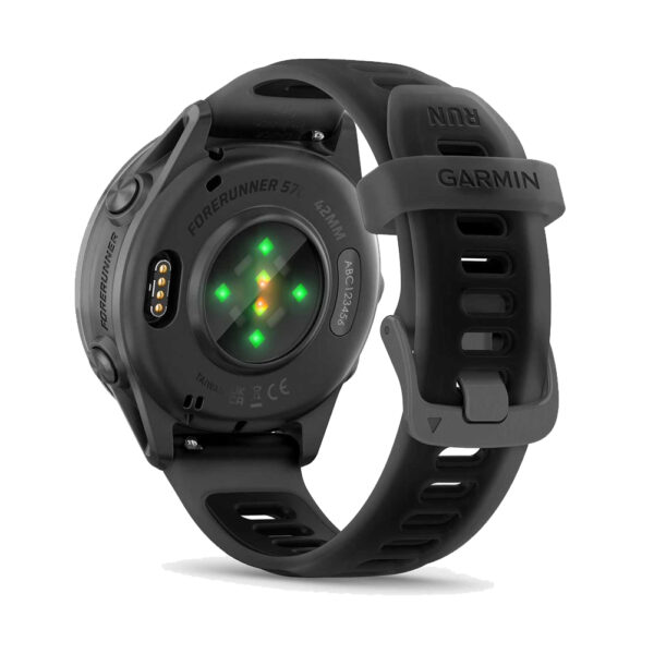 Garmin Forerunner 570 Running Watch - 42mm Slate Grey/Translucent Black - Image 2