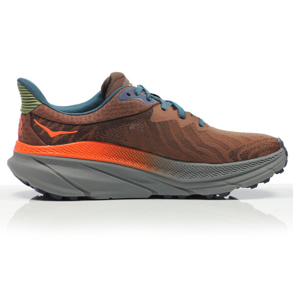Hoka One One Challenger 7 Men's Trail Shoe - Mineral Brown/Asteroid - Image 2