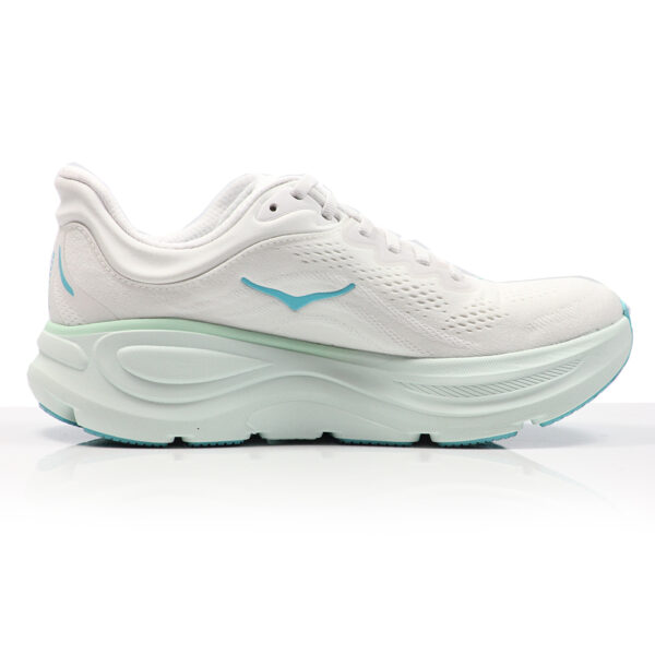 Hoka One One Bondi 9 Women's Running Shoe - Frost/Cielo Blue - Image 2