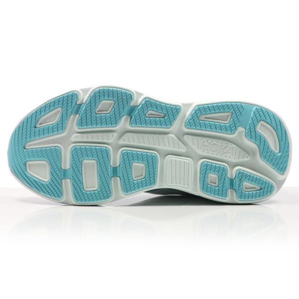 Hoka One One Bondi 9 Women's Running Shoe - Frost/Cielo Blue - Image 3