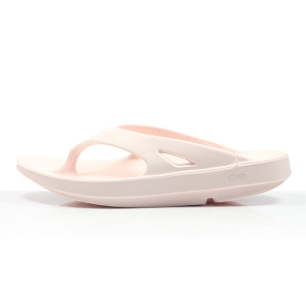 OOfos Women's OOriginal Recovery Flip blush side