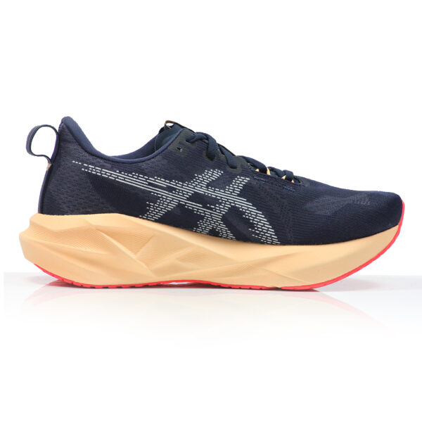 Asics Novablast 5 Men's Running Shoe - Midnight/Orange Glow - Image 2