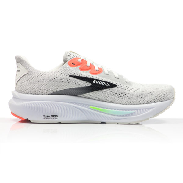 Brooks Ghost 17 Women's Running Shoe - Blue Heron/White/Orange - Image 2