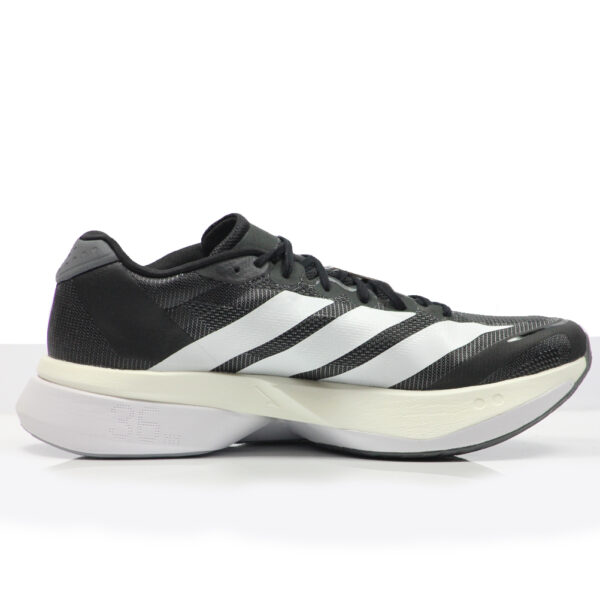 adidas Adizero Boston 13 Men's Running Shoe - Core Black/Cloud White/Grey Five - Image 2
