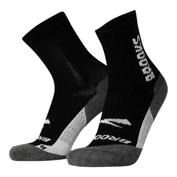Brooks Ghost Crew Running Sock - Black/BR Crew - Image 5