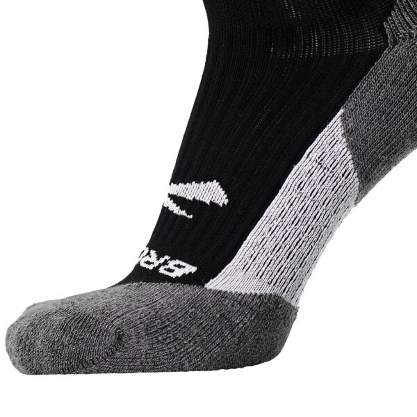 Brooks Ghost Crew Running Sock - Black/BR Crew - Image 4