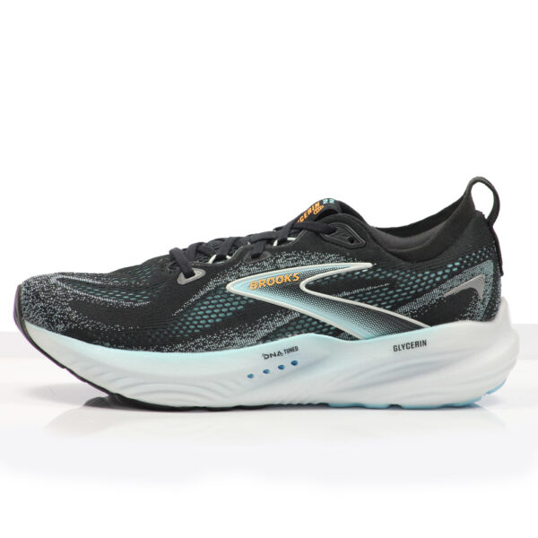 Brooks Glycerin 22 Men's Running Shoe - Black/Atomizer/Blazing Orange