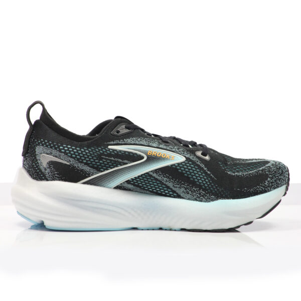 Brooks Glycerin 22 Men's Running Shoe - Black/Atomizer/Blazing Orange - Image 3