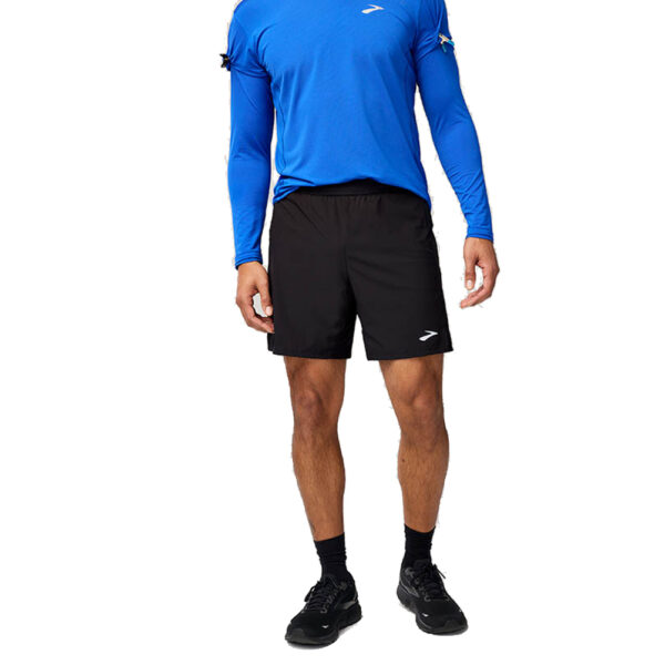 Brooks Journey 7 inch 2in1 Men's Running Short - Black - Image 2