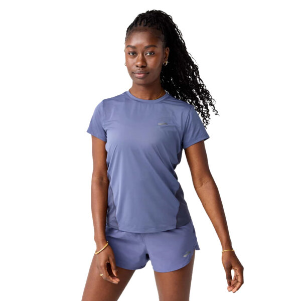 Brooks Sprint Free 3.0 Short Sleeve Women's Running Tee - Nightshadow/Dk Nightshadow