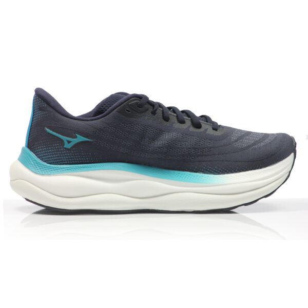 Mizuno Wave Sky 9 Men's Running Shoe - Baritone Blue/Citrus/Capri Breeze - Image 2