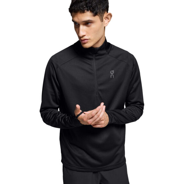 On Running Climate Long Sleeve Men's Running Top black front model