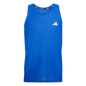 adidas Own the Run Men's Running Tank blue front